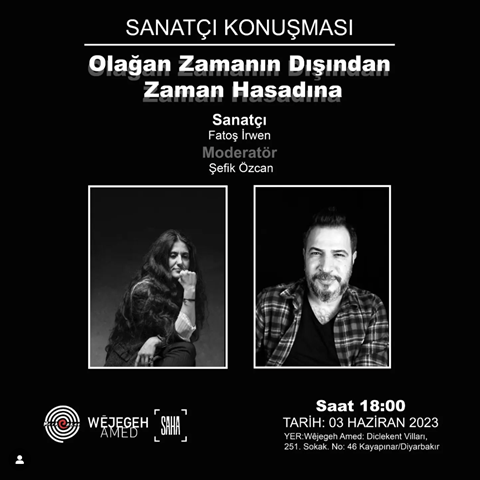 04/07/2023 - Fatoş İrwen talk at Merkezkaç Art Collective